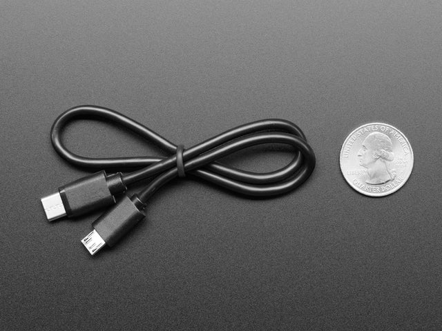 USB C to Micro B Cable - 1 ft 0.3 meter