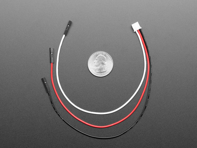 STEMMA JST PH 2mm 3-Pin to Female Socket Cable - 200mm