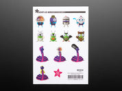 Adafruit #ElectronicHalloween Halloween Sticker Sheet Set 2