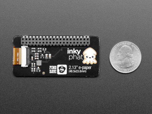 Pimoroni Inky pHAT - 3 Color eInk Display