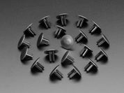 Large Long Plastic Snap Rivets - 13mm to 16mm - 10 pack