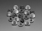 Large Short Plastic Snap Rivets - 9mm to 13mm - 10 pack