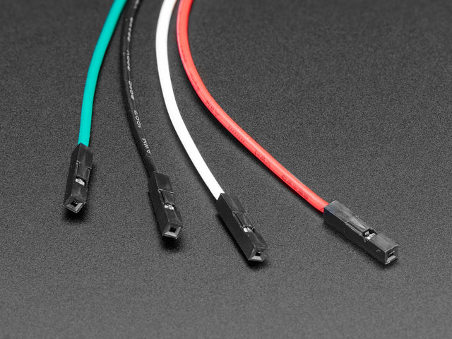 JST PH 2mm 4-Pin to Female Socket Cable - I2C STEMMA Cable