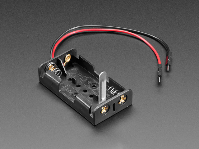 2 x AA Battery Holder with Knife Switch