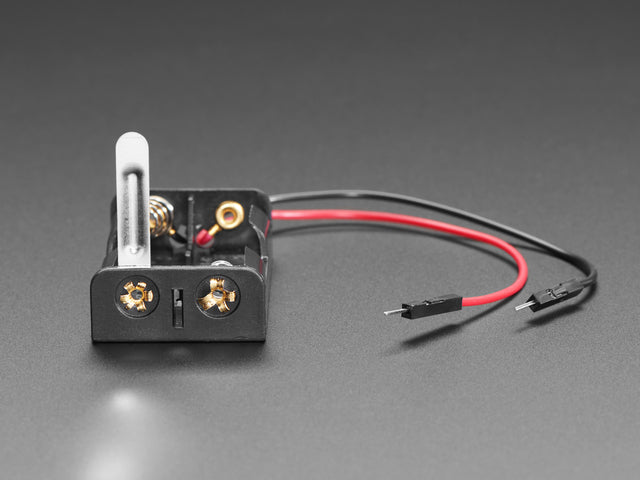 2 x AA Battery Holder with Knife Switch