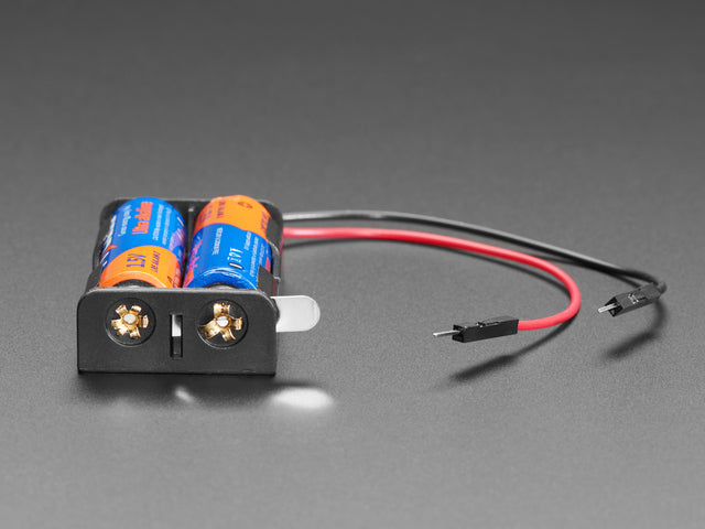 2 x AA Battery Holder with Knife Switch