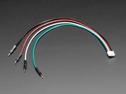 JST PH 2mm 4-Pin to Male Header Cable - I2C STEMMA Cable - 200mm