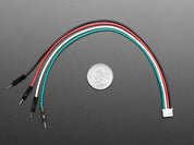 JST PH 2mm 4-Pin to Male Header Cable - I2C STEMMA Cable - 200mm