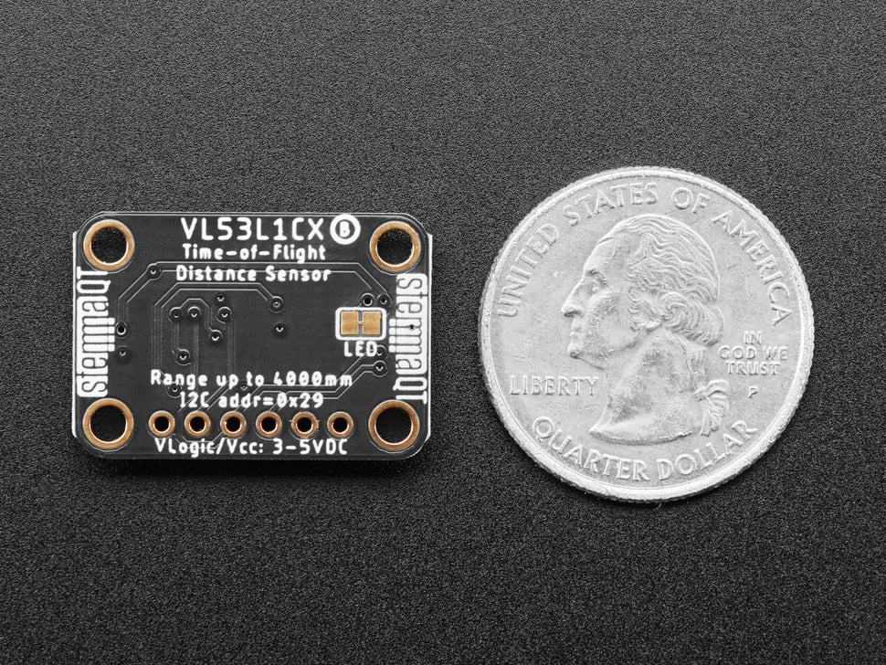 Adafruit VL53L1X Time of Flight Distance Sensor - ~30 to 4000mm