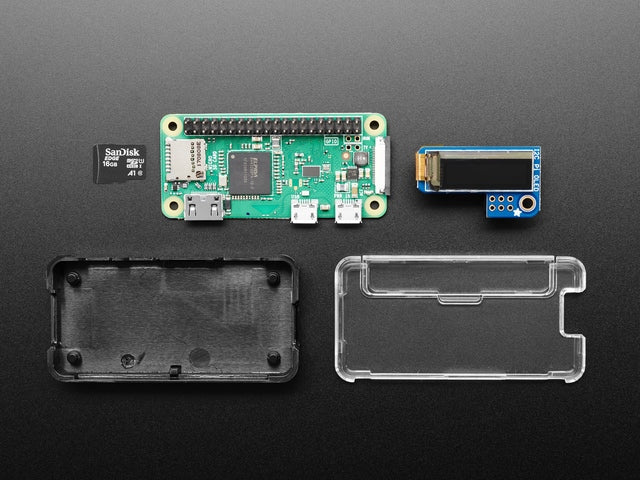 Mini Monochrome PiOLED Ad Blocking Pi-Hole Kit