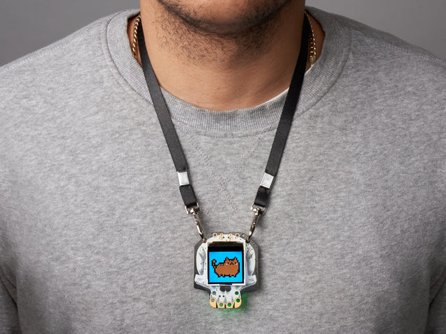 Double-Hook Lanyard in Adafruit Black