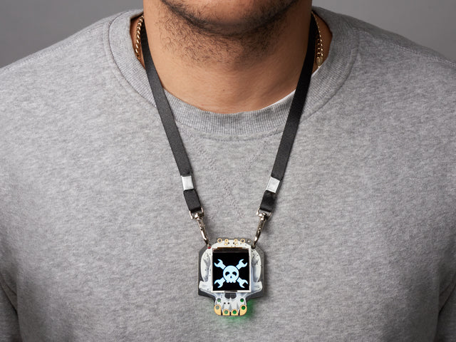 Double-Hook Lanyard in Adafruit Black