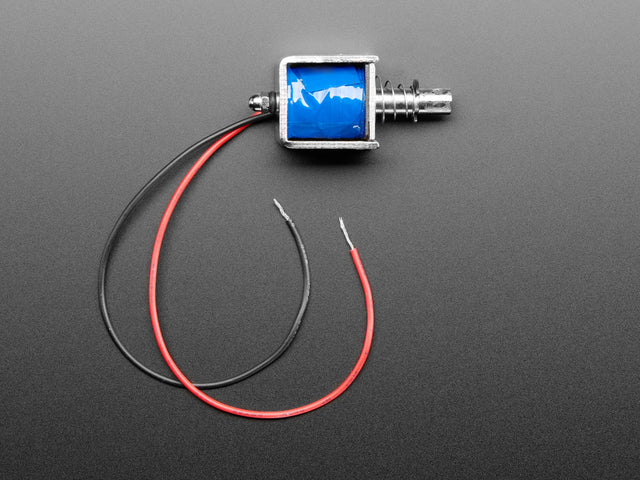 Medium Push-Pull Solenoid - 5V or 6V