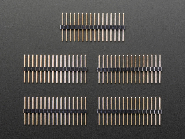 Extra-long break-away 0.1" 16-pin strip male header (5 pieces)