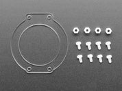 Clear Acrylic Lens Holder + Hardware Kit for HalloWing