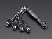 In-line wire 1-to-4 splitter