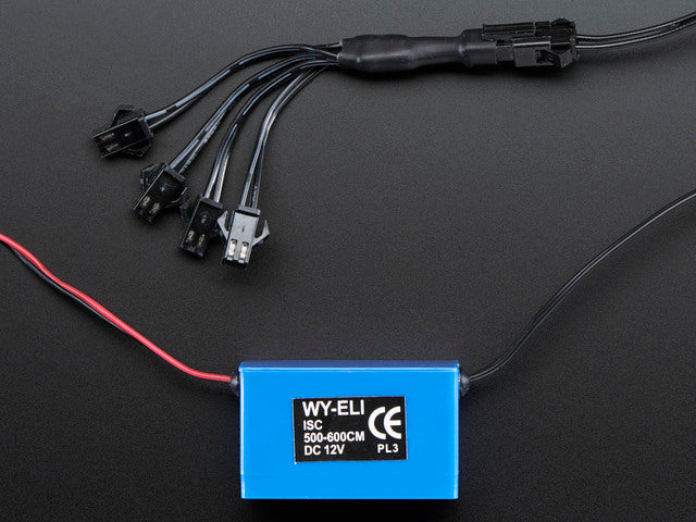 In-line wire 1-to-4 splitter