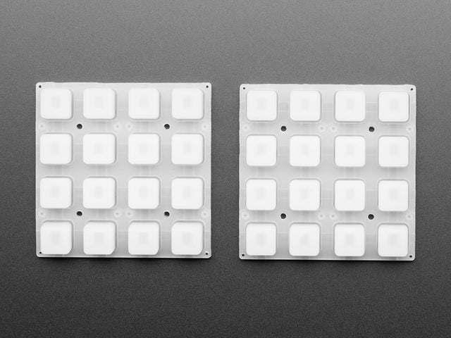 Silicone Elastomer 4x4 Button Keypad - 2 Pack