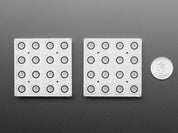 Silicone Elastomer 4x4 Button Keypad - 2 Pack
