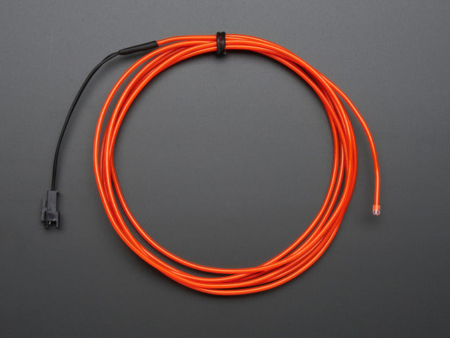 Red Electroluminescent (EL) Wire - 2.5 meters