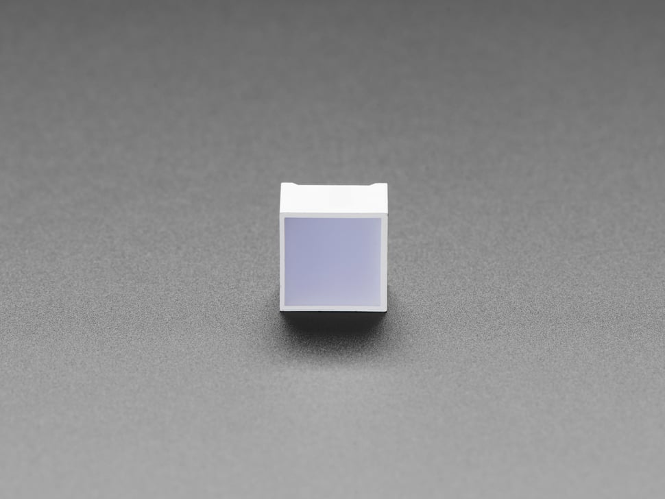 Diffused Blue Indicator LED - 15mm Square