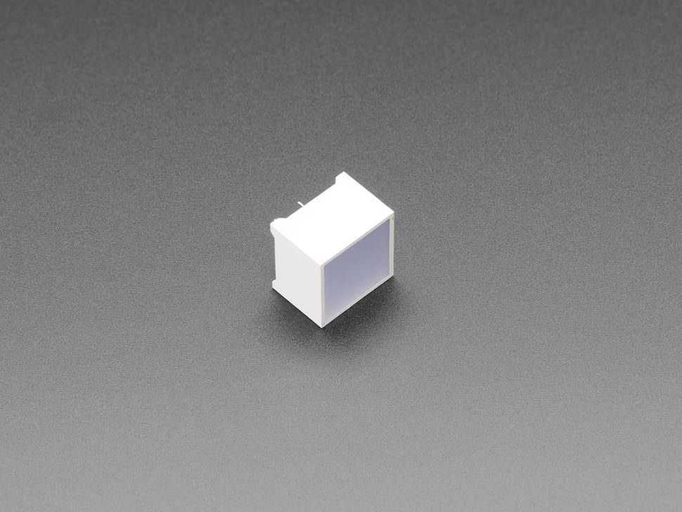 Diffused Blue Indicator LED - 15mm Square