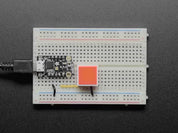 Diffused Red Indicator LED - 15mm Square