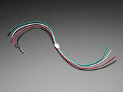 JST PH 2mm 4-Pin Socket to Color Coded Cable - 200mm