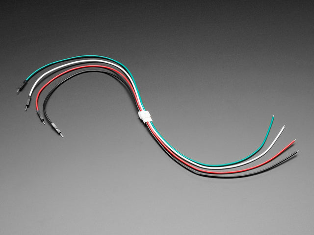 JST PH 2mm 4-Pin Socket to Color Coded Cable - 200mm