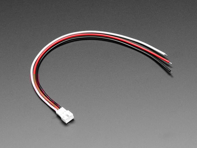 JST PH 2mm 3-Pin Socket to Color Coded Cable - 200mm