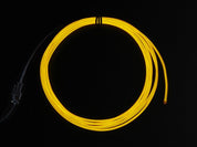Yellow Electroluminescent (EL) Wire - 2.5 meters
