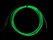 Green Electroluminescent (EL) Wire - 2.5 meters