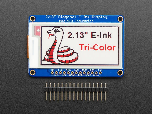Adafruit 2.13" Tri-Color eInk / ePaper Display with SRAM