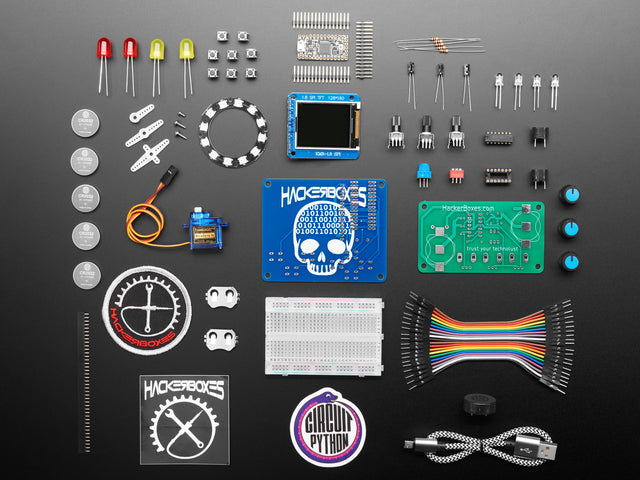 HackerBox #0041 - ItsyBitsy M4 + CircuitPython + MakeCode Arcade