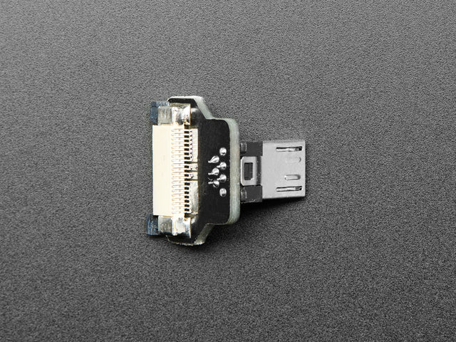 DIY USB Cable Parts - Right Angle Micro B Plug Up