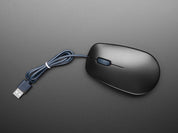 Official Raspberry Pi USB Optical Mouse - Black and Gray