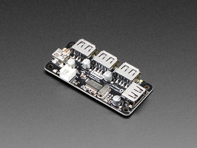 Zero4U - 4-Port USB Hub without Pogo Pins