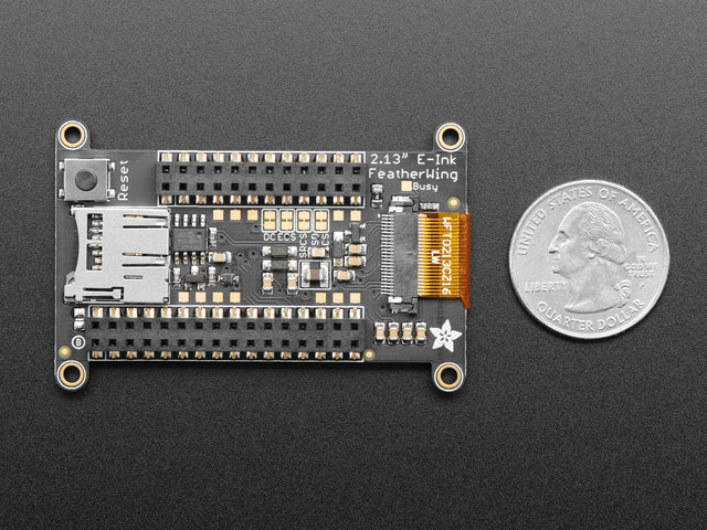 Adafruit 2.13" Tri-Color eInk / ePaper Display FeatherWing