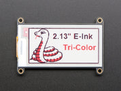 Adafruit 2.13" Tri-Color eInk / ePaper Display FeatherWing