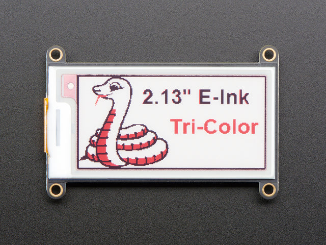 Adafruit 2.13" Tri-Color eInk / ePaper Display FeatherWing