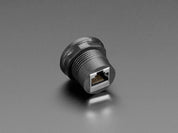 RJ-45 Ethernet Round Panel Mount Adapter Plug