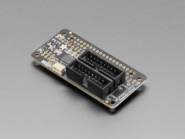 Adafruit GPIO Expander Bonnet - 16 Additional I/O over I2C