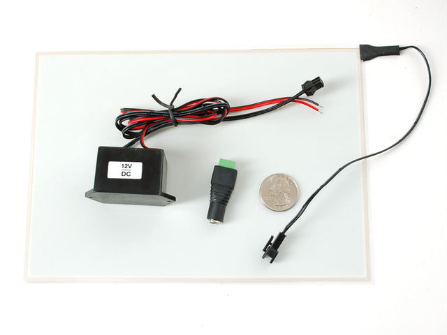 Electroluminescent (EL) Panel - 20cm x 15cm Aqua