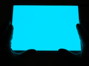Electroluminescent (EL) Panel - 20cm x 15cm Aqua
