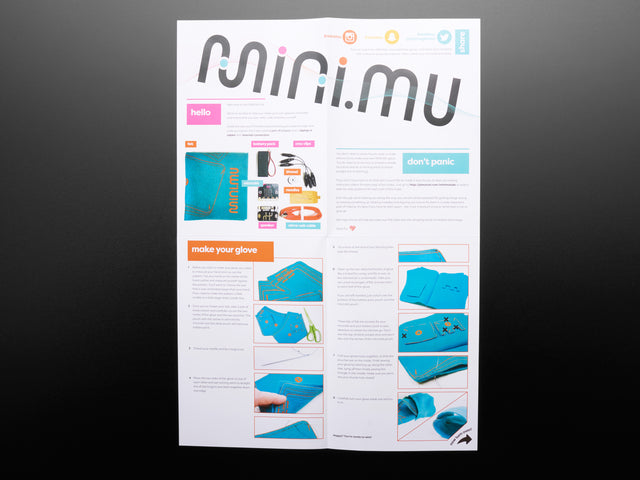 Pimoroni MINI.MU Glove Kit - without micro:bit