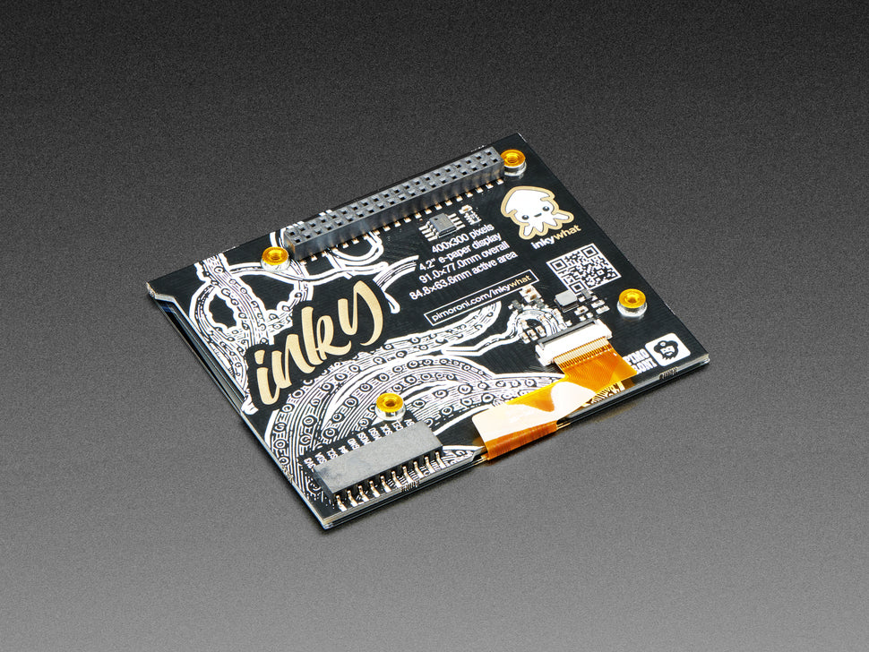 Pimoroni Inky wHAT (ePaper/eInk/EPD) - Black/White