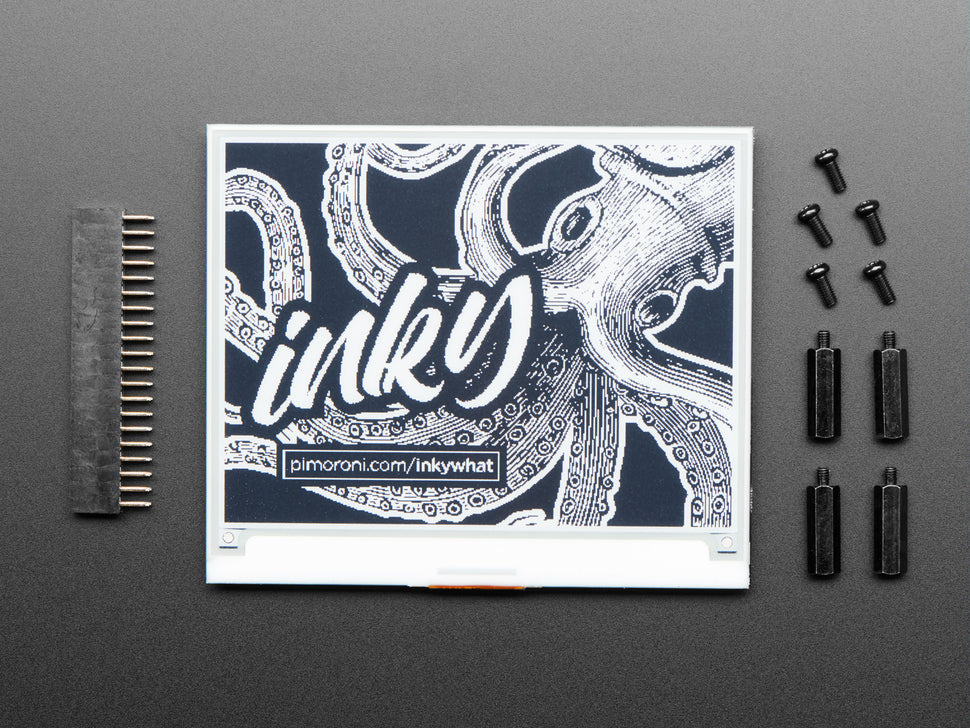 Pimoroni Inky wHAT (ePaper/eInk/EPD) - Black/White