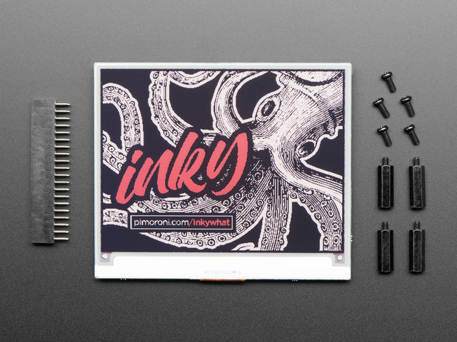 Pimoroni Inky wHAT (ePaper/eInk/EPD) - Red/Black/White