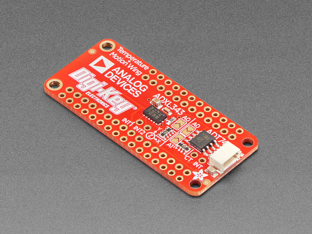 Adafruit ADXL343 + ADT7410 Sensor FeatherWing