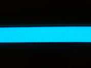 Aqua Electroluminescent (EL) Tape Strip - 100cm w/two connectors